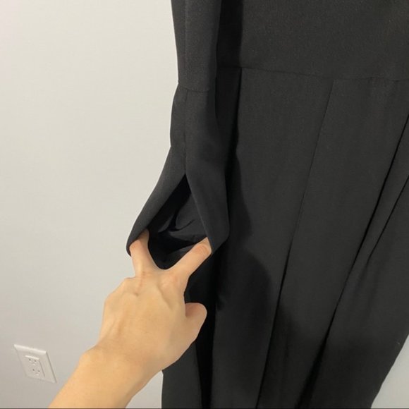 NWOT Gal Meets Glam Melanie Black Jumpsuit Sz 8 - Picture 3 of 6